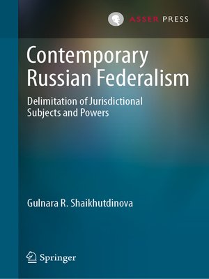 cover image of Contemporary Russian Federalism